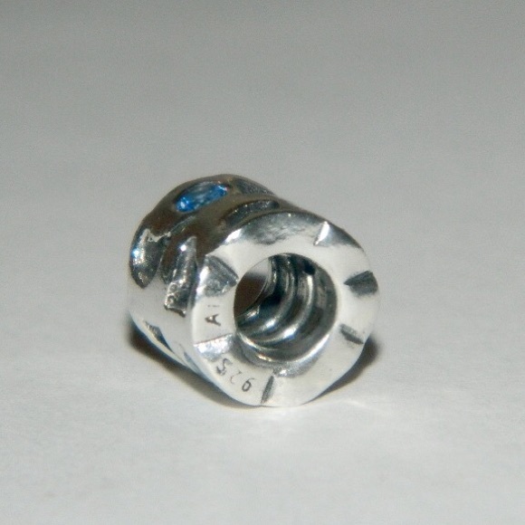 Authentic Pandora Blue Topaz Pond Charm - Picture 3 of 5